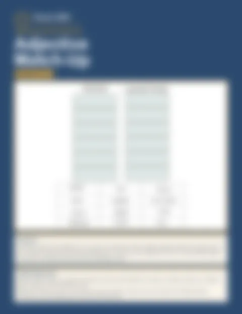 Preview of inside pages from Adjective Match-Up. Select to enlarge.